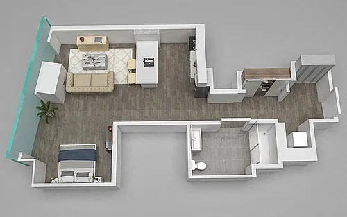 Floor plan Studio 05