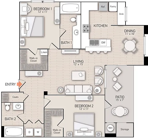 Floor plan Plan C