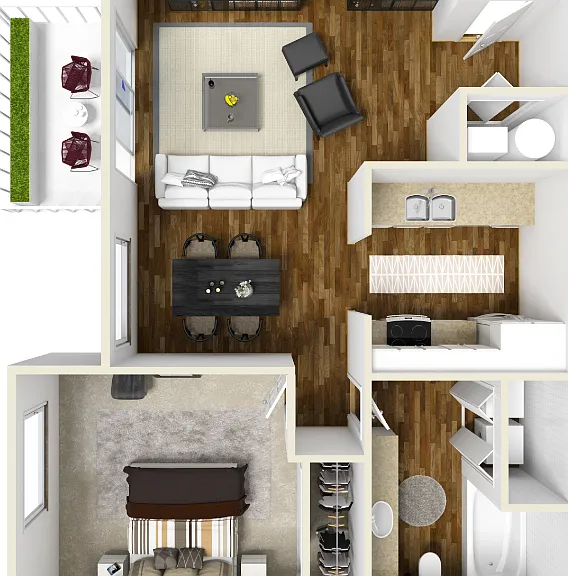 A1 floor plan Chazal Scottsdale