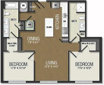 Floor plan D1D