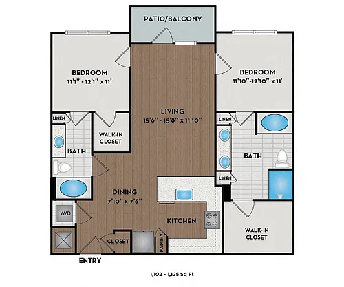 Floor plan Muirfield I - IV