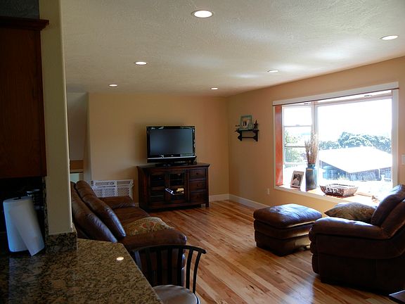Living Room with Bay Window
