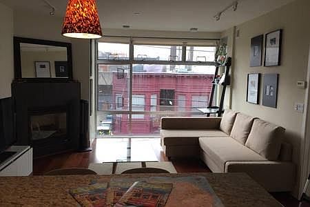 Living room with lots of natural light