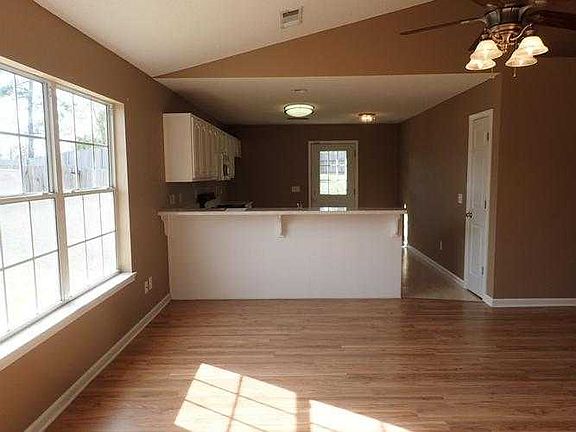 view of living room and kitchen