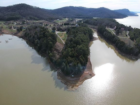 Aerial from lake