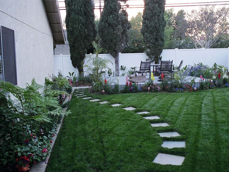 Backyard with 16'X16' deck