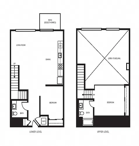 Floor plan 2X1.5 TH L1