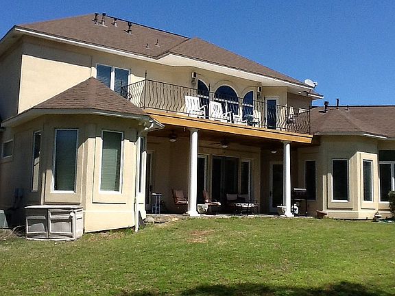 covered porch and balcony