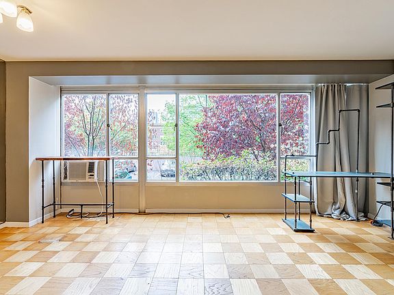 All shelving has been removed