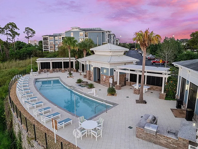 Relax poolside on the sundeck or in our cabanas