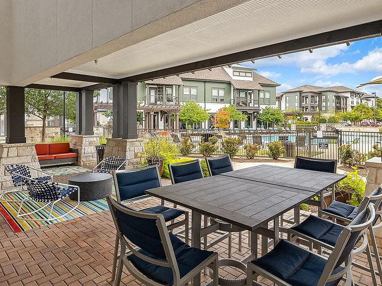 Covered Lounge Area