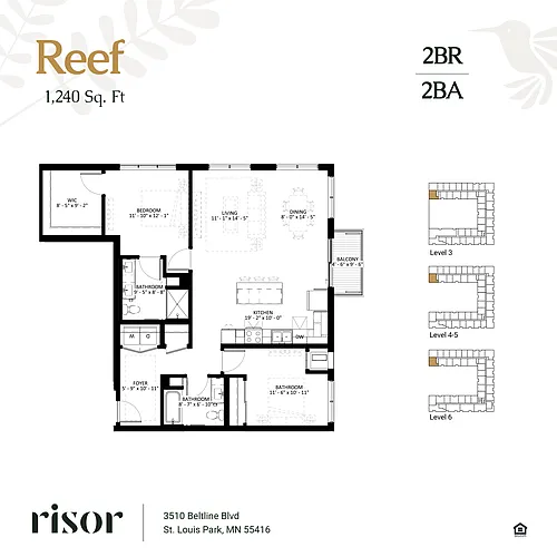 Floor plan Reef