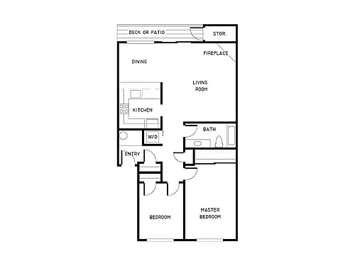 Floor plan 2X1-C