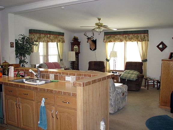 Kitchen into Living Room