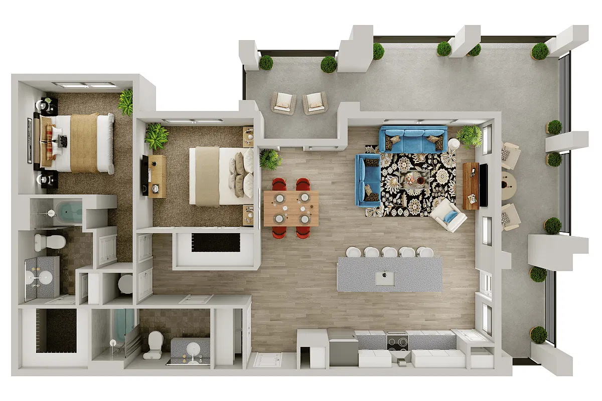 Floor plan B4