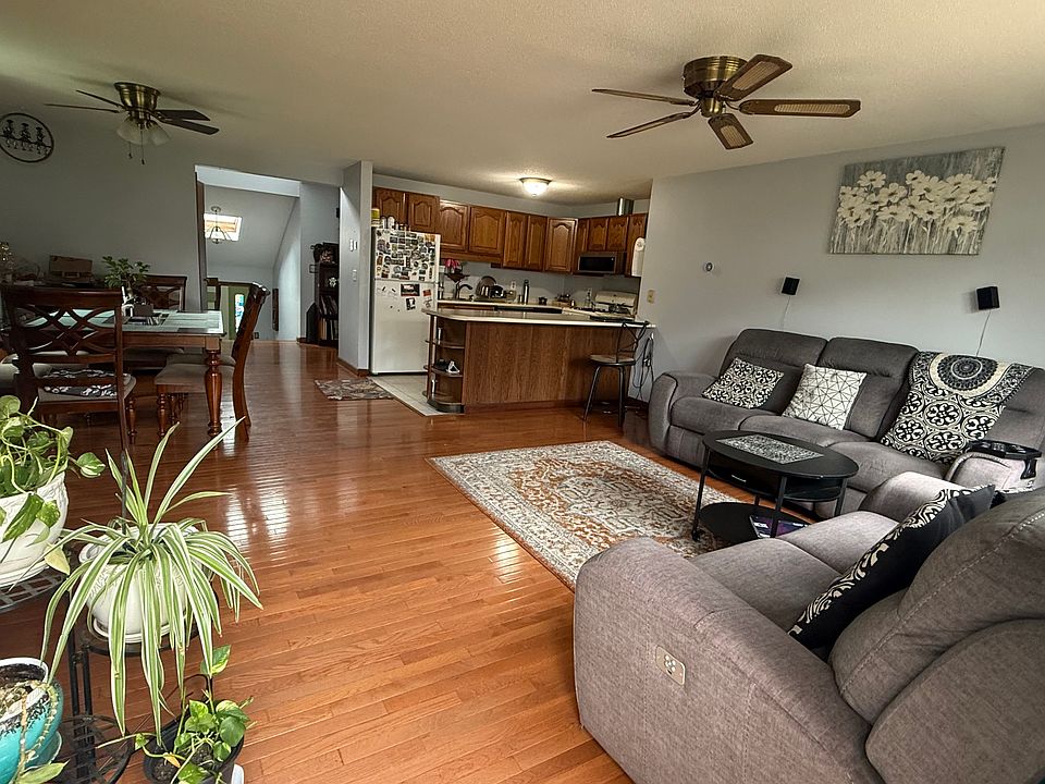 Hall + kitchen + dining room