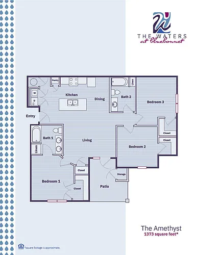 Floor plan The Amethyst