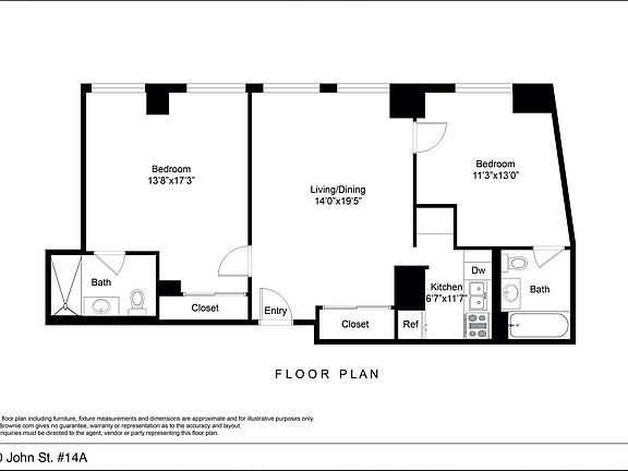 2nd image of 80 John St APT 14A