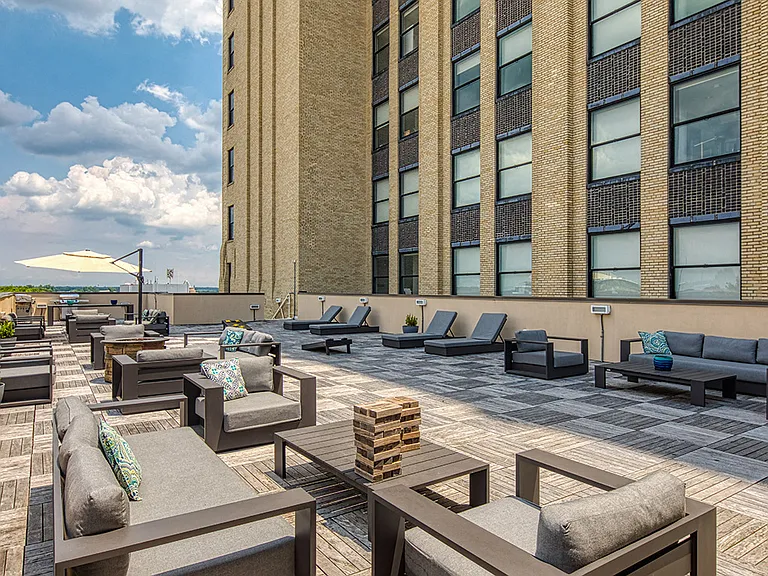 Conversation areas on the Patio Rooftop