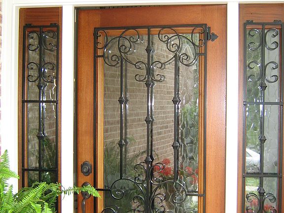 Exquisite designed entry door to home