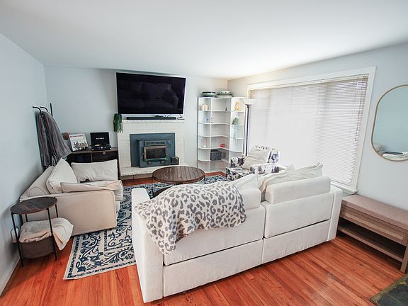 Living room with large picture window