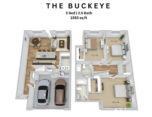 Floor plan The Buckeye