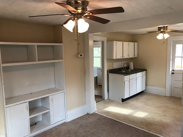 Living Room into Kitchen