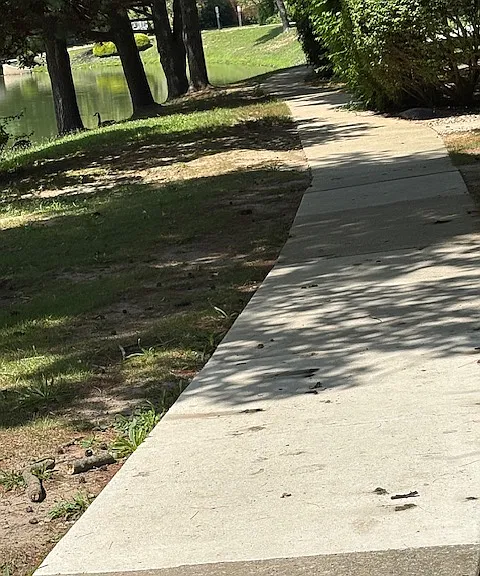Footpath for walking