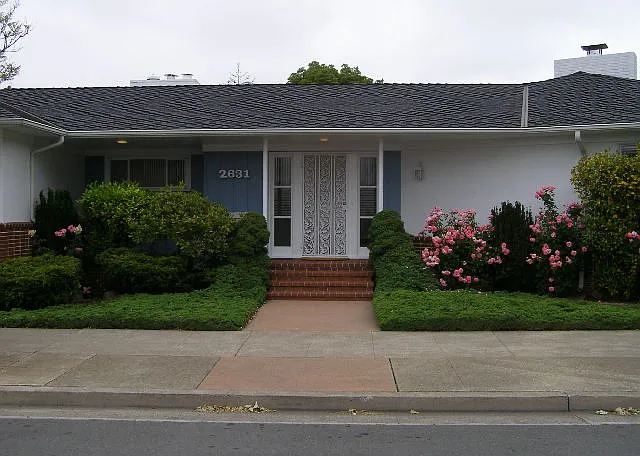 Front entrance and porch