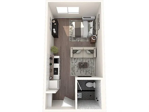 Floor plan Studio A