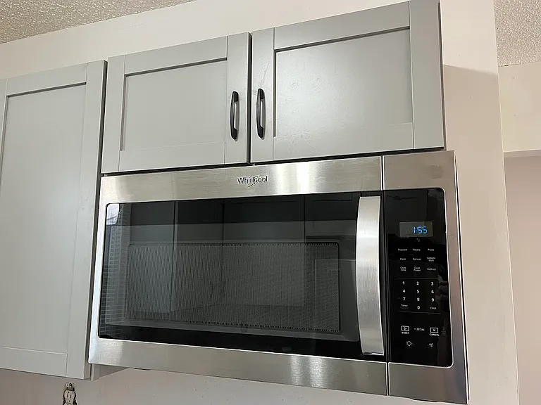Microwave in Kitchen