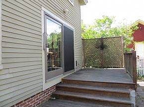 Deck off the kitchen