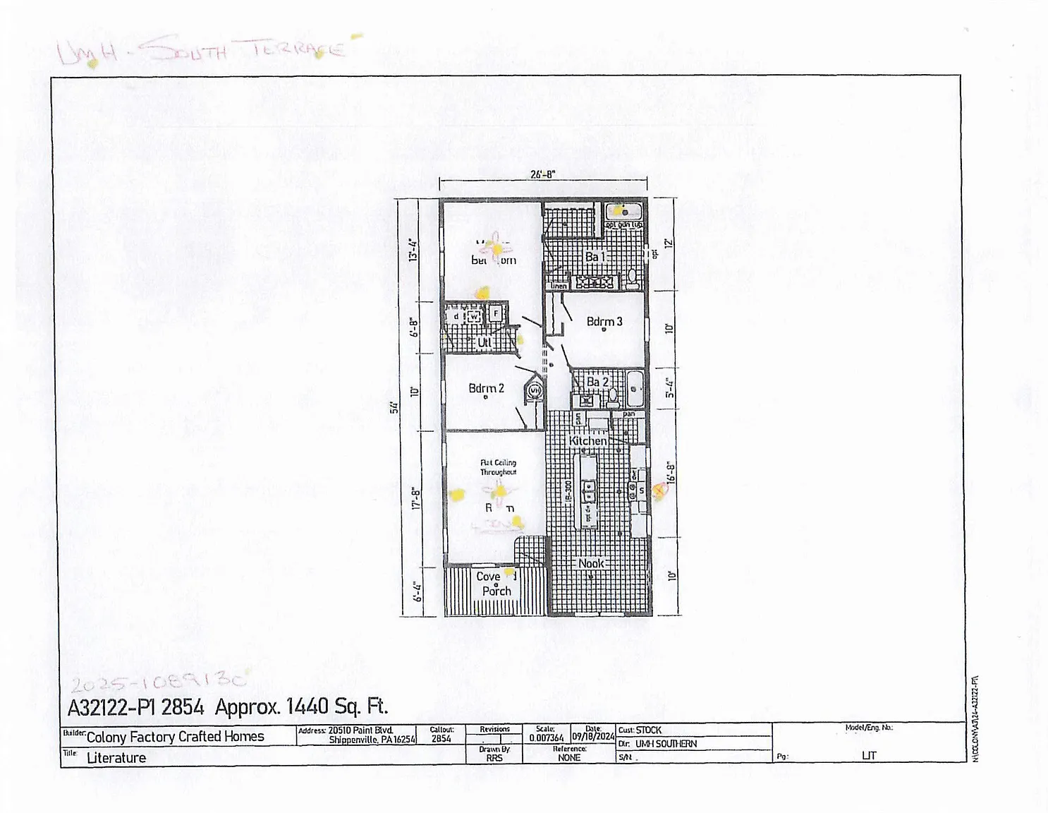 CAVCO 16 Southern Terrace Plan, Southern Terrace photo 1