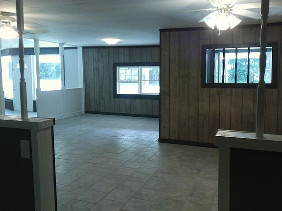 Dining & living areas, Master to right and 2nd bedroom to far left, split bedroom floor plan