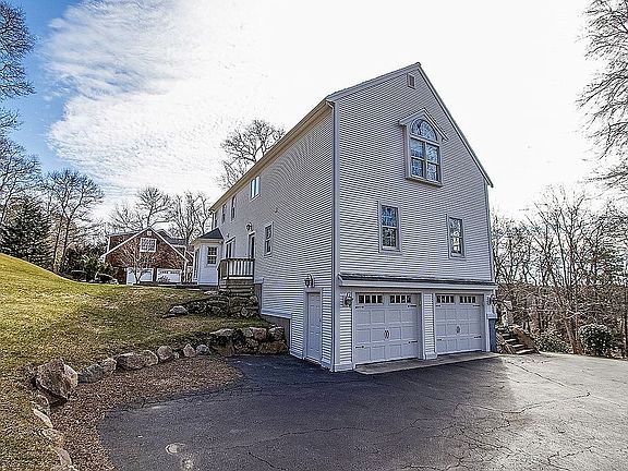 side, two car garage