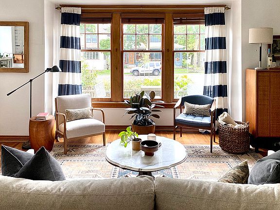 Big bay window in living