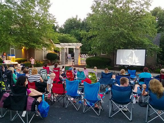 Outdoor Movie Night at Pool!