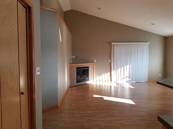 Fireplace and living room