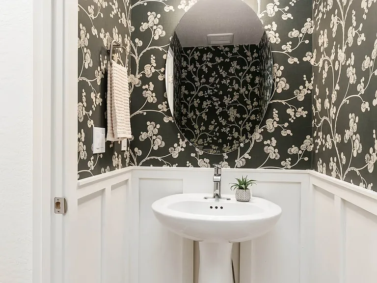 Powder room Photo from Model home