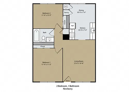 Floor plan Newberry