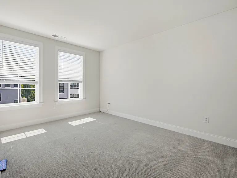 The 2nd bedroom has a spacious closet.
