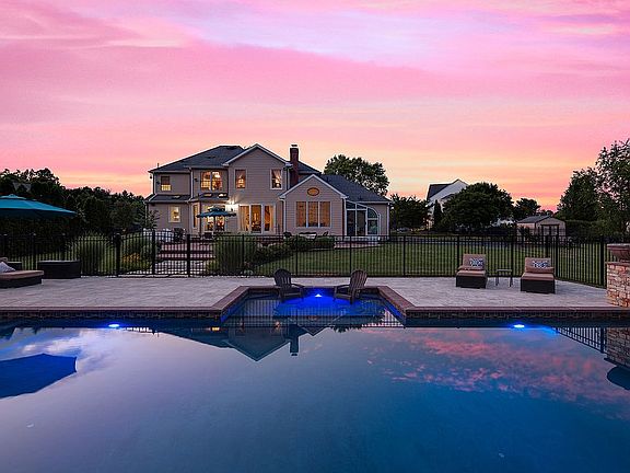 Pool at twilight