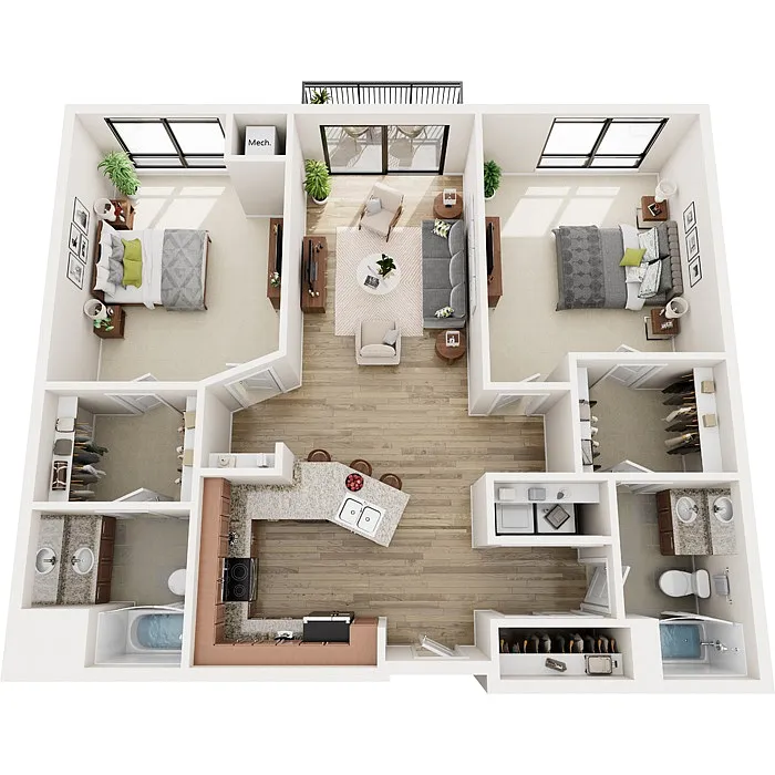 Floor plan B6