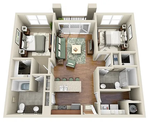 Floor plan B2A