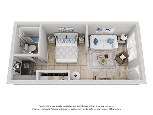Floor plan Studio