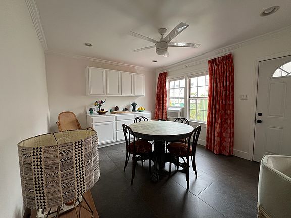 View of the dining room