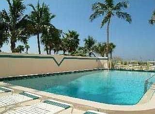 Heated pool area