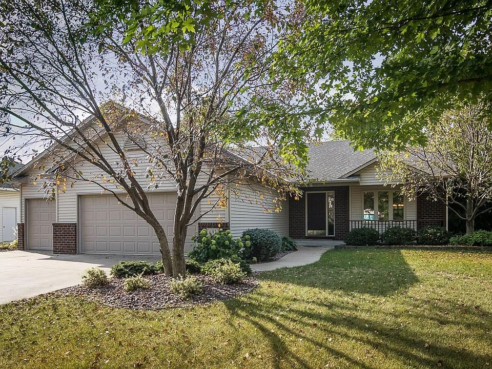 Well maintained rambler has neutral exterior with sheet rocked, insulated and heated three car garage w/cement driveway. This home has an irrigation system to maintain this well landscaped yard.