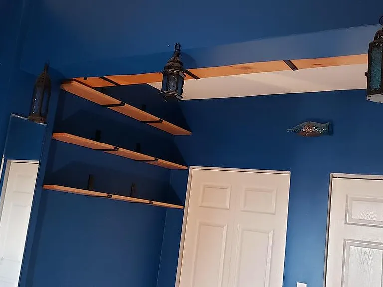 Bedroom, looking SE.