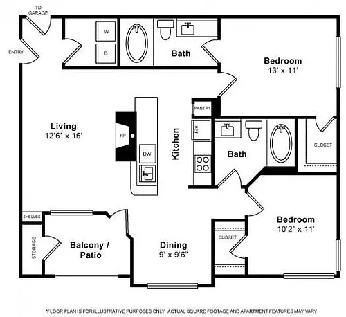 Floor plan Miraval